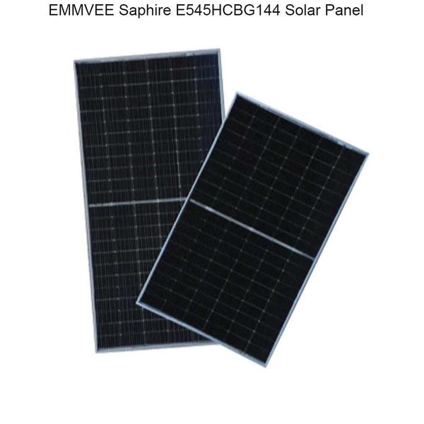 E535HCBG144 -EMMVEE Sapphire Bi-Facial Glass to Glass Module